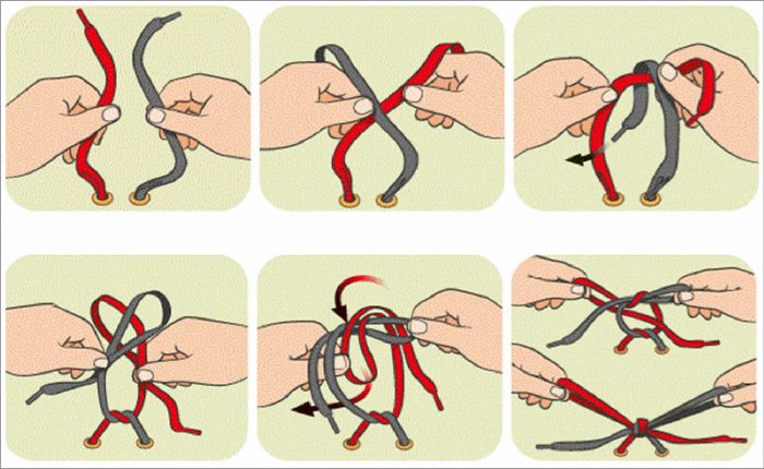 learning to tie laces