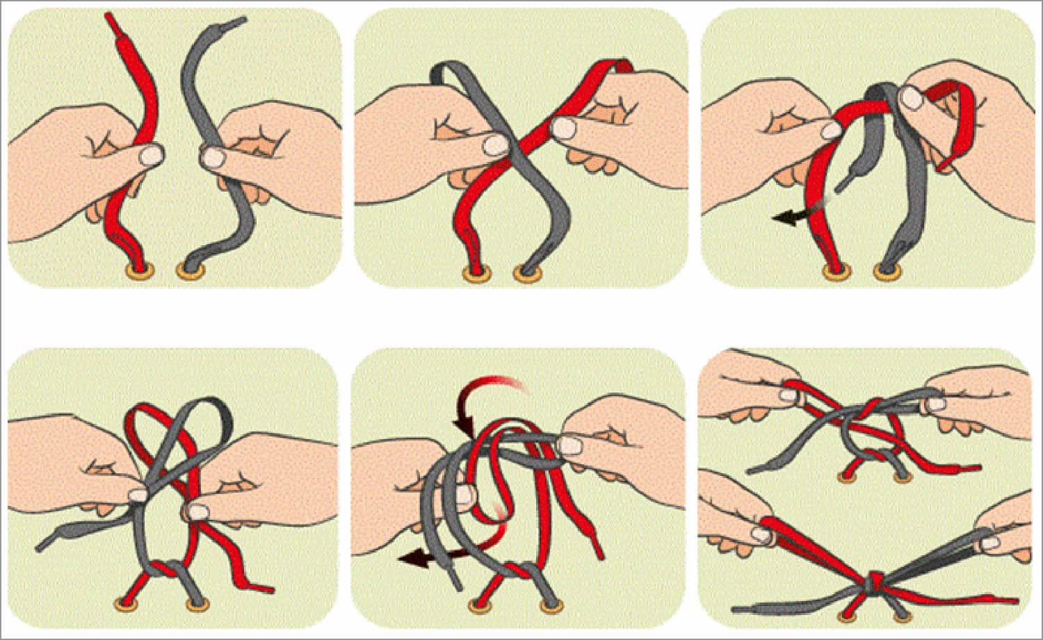 Как завязать шнурки бантиком
