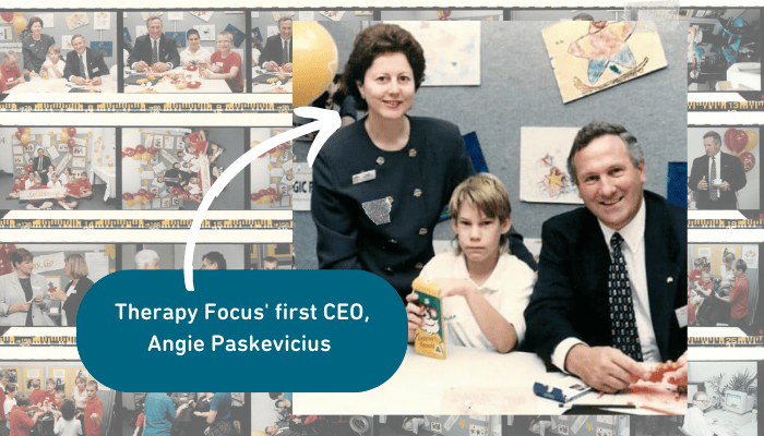 Archive photo featuring Therapy Focus' first CEO, Angie Paskevicius