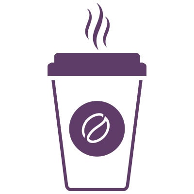Takeaway coffee icon