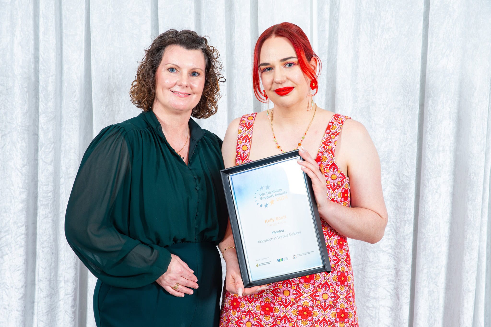 Two Therapy Focus clinicians have been recognised for their commitment to supporting people with disability at the 2024 Disability Support Awards.